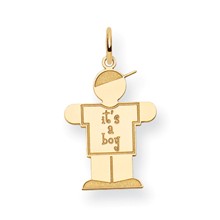 14k Gold Kid Charm hide-image
