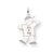 14k White Gold Kid Charm hide-image