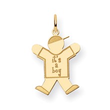 14k Gold Kid Charm hide-image
