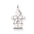 14k White Gold Kid Charm hide-image