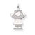 14k White Gold Kid Charm hide-image