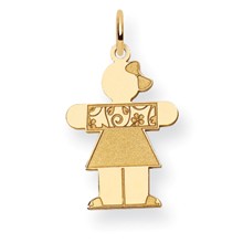 14k Gold Kid Charm hide-image