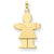 14k Gold Girl Charm hide-image