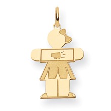 14k Gold Kid Charm hide-image