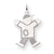 14k White Gold Kid Charm hide-image