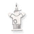 14k White Gold Kid Charm hide-image