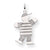 14k White Gold Kid Charm hide-image