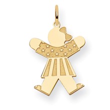 14k Gold Kid Charm hide-image