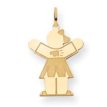 14k Gold Kid Charm hide-image