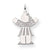 14k White Gold Kid Charm hide-image