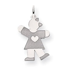 14k White Gold Kid Charm hide-image