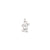 Kid Charm in 14k White Gold