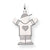 14k White Gold Kid Charm hide-image