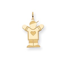 14k Gold Kid Charm hide-image