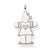 14k White Gold Kid Charm hide-image