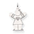 14k White Gold Kid Charm hide-image