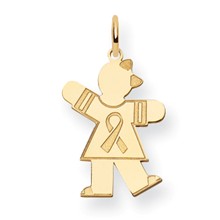 14k Gold Kid Charm hide-image