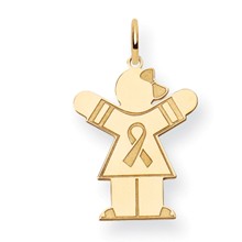 14k Gold Kid Charm hide-image