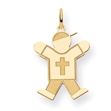14k Gold Kid Charm hide-image