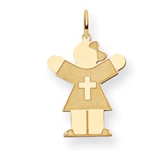 14k Gold Kid Charm hide-image