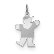 Sterling Silver Kiss Kid Charm hide-image