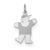 Sterling Silver Kiss Kid Charm hide-image
