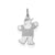 Kiss Kid Charm in Sterling Silver