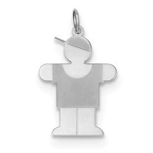 Sterling Silver Hugs Kid Charm hide-image