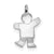Kid Charm in Sterling Silver