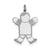 Kid Charm in Sterling Silver