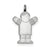 Kid Charm in Sterling Silver