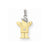 14k Gold Two-tone AA Diamond Kid Pendant, Gorgeous Pendants for Necklace