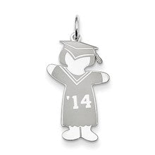 Sterling Silver Class of 2014 Girl Cuddle Charm hide-image