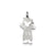 Class of 2015 Girl Cuddle Charm in Sterling Silver