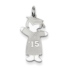 Sterling Silver Class of 2015 Girl Cuddle Charm hide-image