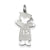 Sterling Silver Class of 2015 Girl Cuddle Charm hide-image