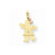 14k Gold Two-tone AA Diamond Kid Pendant, Appealing Pendants for Necklace