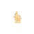 Big Girl & Little Girl Engravable Charm in 14k Gold