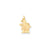 Big Girl & Little Boy Engravable Charm in 14k Gold