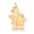 14k Gold Big Girl & Little Boy Engravable Charm hide-image