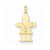 14k Gold AA Diamond Kid Pendant, Gorgeous Pendants for Necklace