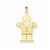14k Gold AA Diamond Kid Pendant, Appealing Pendants for Necklace