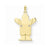 14k Gold AA Diamond Kid Pendant, Beautiful Pendants for Necklace