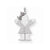14k White Gold AA Diamond Kid pendant, Delightful Pendants for Necklace