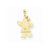 14k Gold AA Diamond Kid Pendant, Stylish Pendants for Necklace