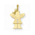 14k Gold AA Diamond Kid Pendant, Exquisite Pendants for Necklace