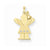 14k Gold AA Diamond Kid Pendant, Fine Pendants for Necklace