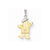 14k Gold Two-tone AA Diamond kid Pendant, Alluring Pendants for Necklace