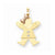 14k Gold Two-tone AA Diamond Kid Pendant, Charm