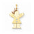 14k Gold Two-tone AA Diamond Kid Pendant, Adorable Pendants for Necklace